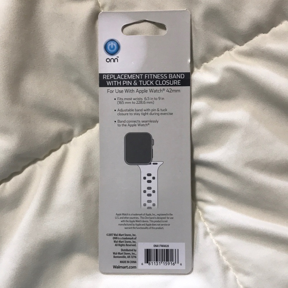 Onn Apple Watch 42mm Sport Band - Picture 2 of 3